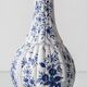 Antique Delft Style Blue and White Ceramic Table Lamp by Samson, circa 1880-1910