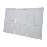 3 paires de portes de placard en chene