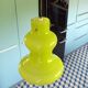 1970 Targetti Sankey pendant light in green opaline
