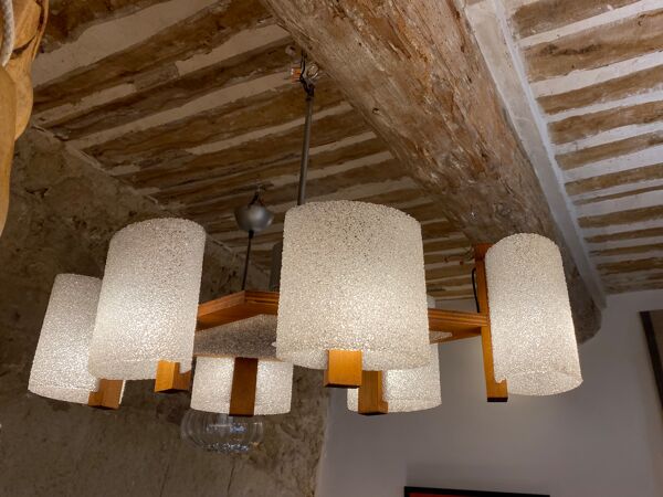 Lustre en lucite scandinave