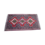 Hand knotted wool carpet 75x132cm