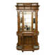 Napoleon III wardrobe in walnut, late 19th century, 3 mirrors, marble.