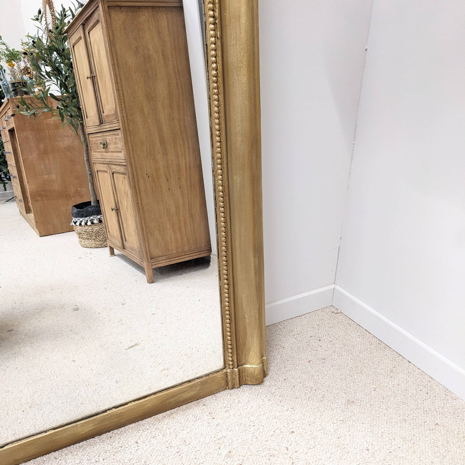 Beaded Smooth Mirror