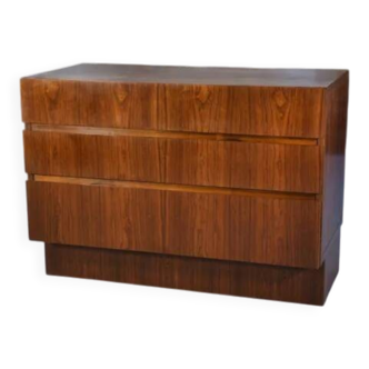 Commode scandinave 3 tiroirs en palissandre 1960’s