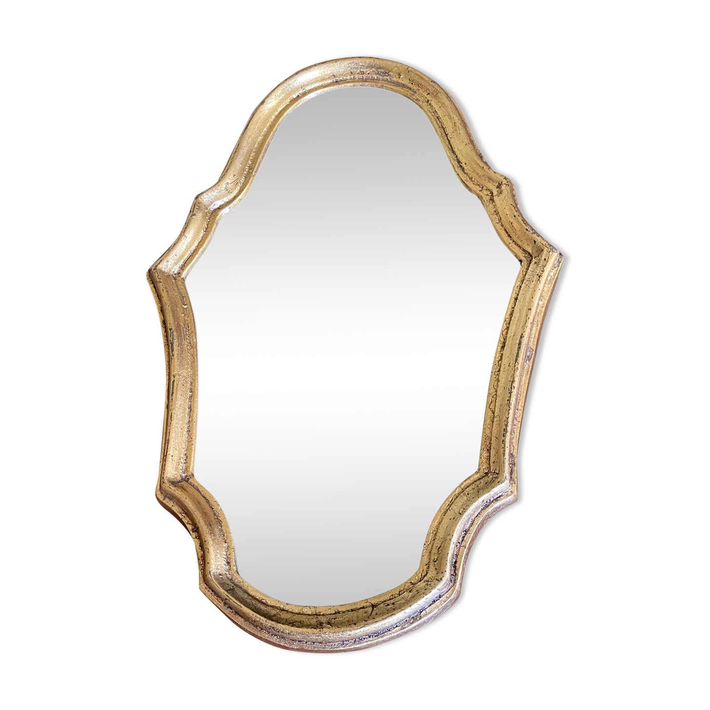 Gilded mirror of style Louis XV sober 32 X 22