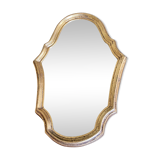 Gilded mirror of style Louis XV sober 32 X 22