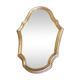 Miroir doré de style Louis XV sobre 32 X 22
