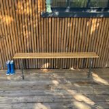 Vintage school bench