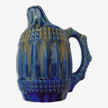 Enamelled ceramic pitcher - to identify