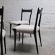 Rare set of 6 'S11' dining chairs by Alfred Hendrickx for Belform, 1950s