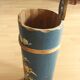 Handmade handpainted wooden umbrella stand - vintage
