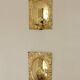 Pair of Swedish Brass Wall Sconces