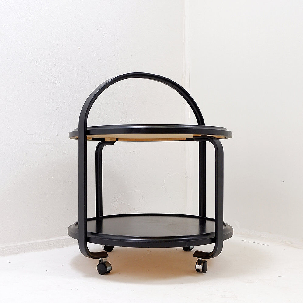 Mid-century blackened ash drinks cabinet - 20th century