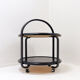 Mid-century blackened ash drinks cabinet - 20th century