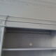 Pearl grey patinated bookcase