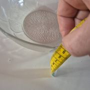 ensemble plat et saladier en verre vintage arcopal fleurs
