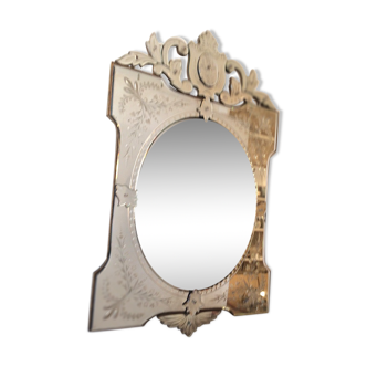 Venetian mirror  1940/50 - 105x62,5cm