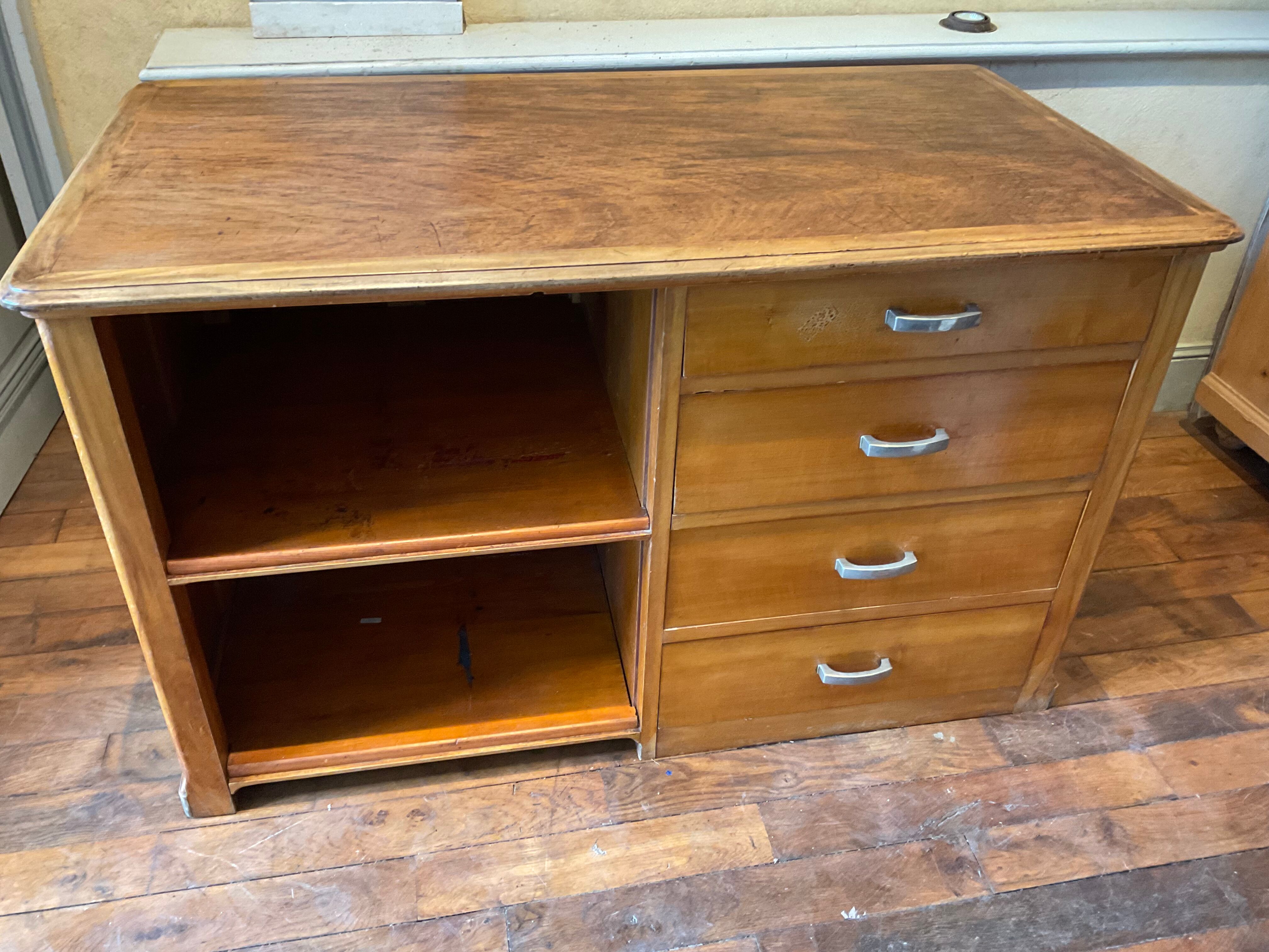 Store counter bank store haberdashery be 4 drawers