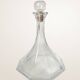 Octagonal glass decanter