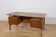 Mid-Century Teak Model 75 Freestanding Desk from Omann Jun, Denmark, 1950s
