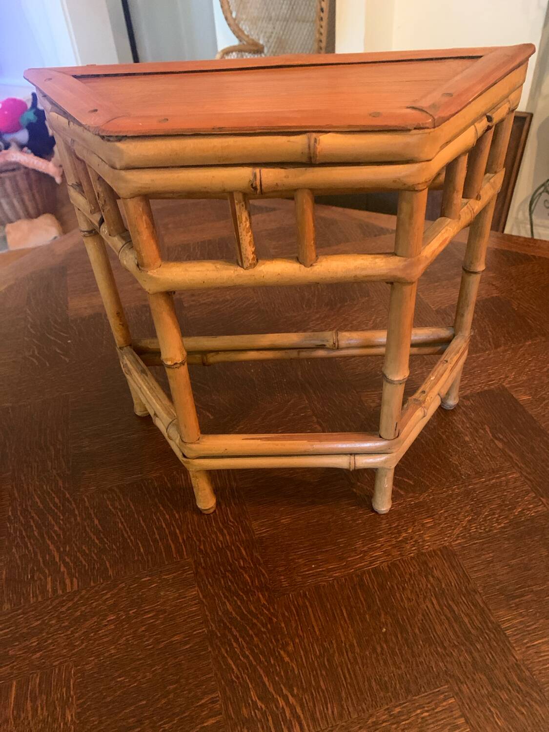 Petit étagère bambou vintage