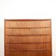 Large chest of drawers, seven-drawer chest, in teak, “Tallboy” model, Denmark 1