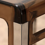 Vintage set of Plexiglas side tables designed in France in the 1960s