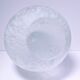 XL egg lamp white speckled glass design 70s H.37 cm