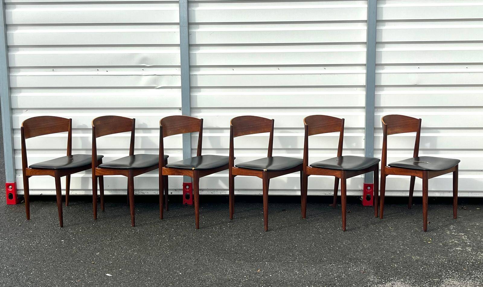6 Chaises scandinaves JYDSK Møbelindustri