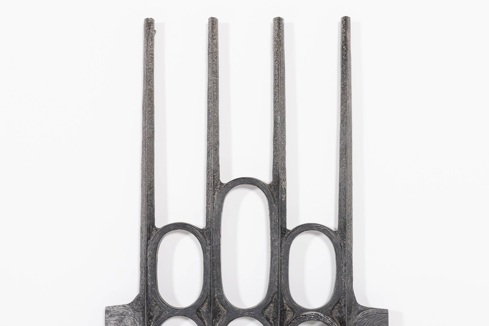 Fixation de porte moulée brutaliste des années 1980, Allemagne