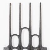 Fixation de porte moulée brutaliste des années 1980, Allemagne