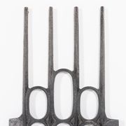 Fixation de porte moulée brutaliste des années 1980, Allemagne