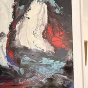Old Oil Painting Canvas Cécile Chourlet Contemporary Modern