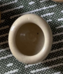 Egg cup beige sandstone