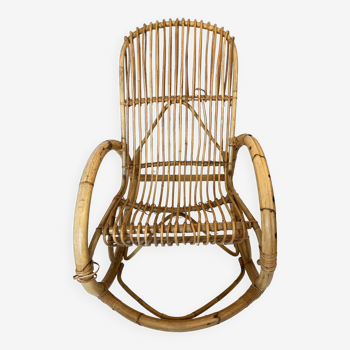 Rocking chair rotin