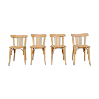 Light wood bistro chairs