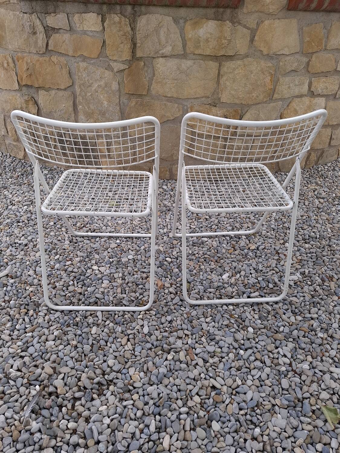2 folding chairs from the 80s, Ikea, Niels Gammelgaard