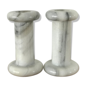 Marble candlesticks