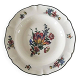 Grande Ancienne Assiette Creuse en Faïence Villeroy & Boch - 1562 - Tulipe