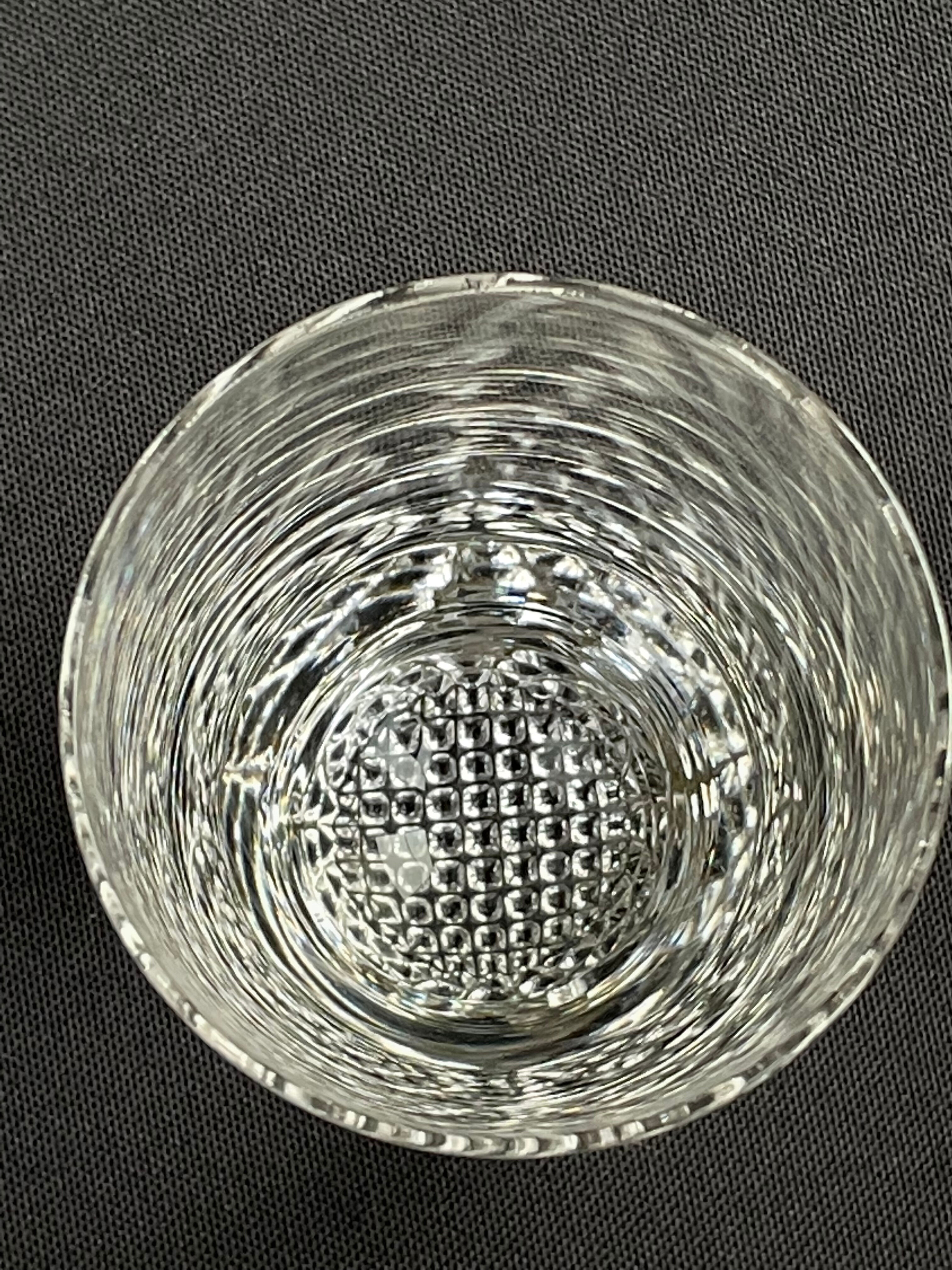 Large glasses (9) - Mid-century modern - Crystal