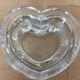 Baccarat crystal ashtray model aladdin, heart shape