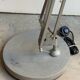 Grey metal floor lamp - industrial style