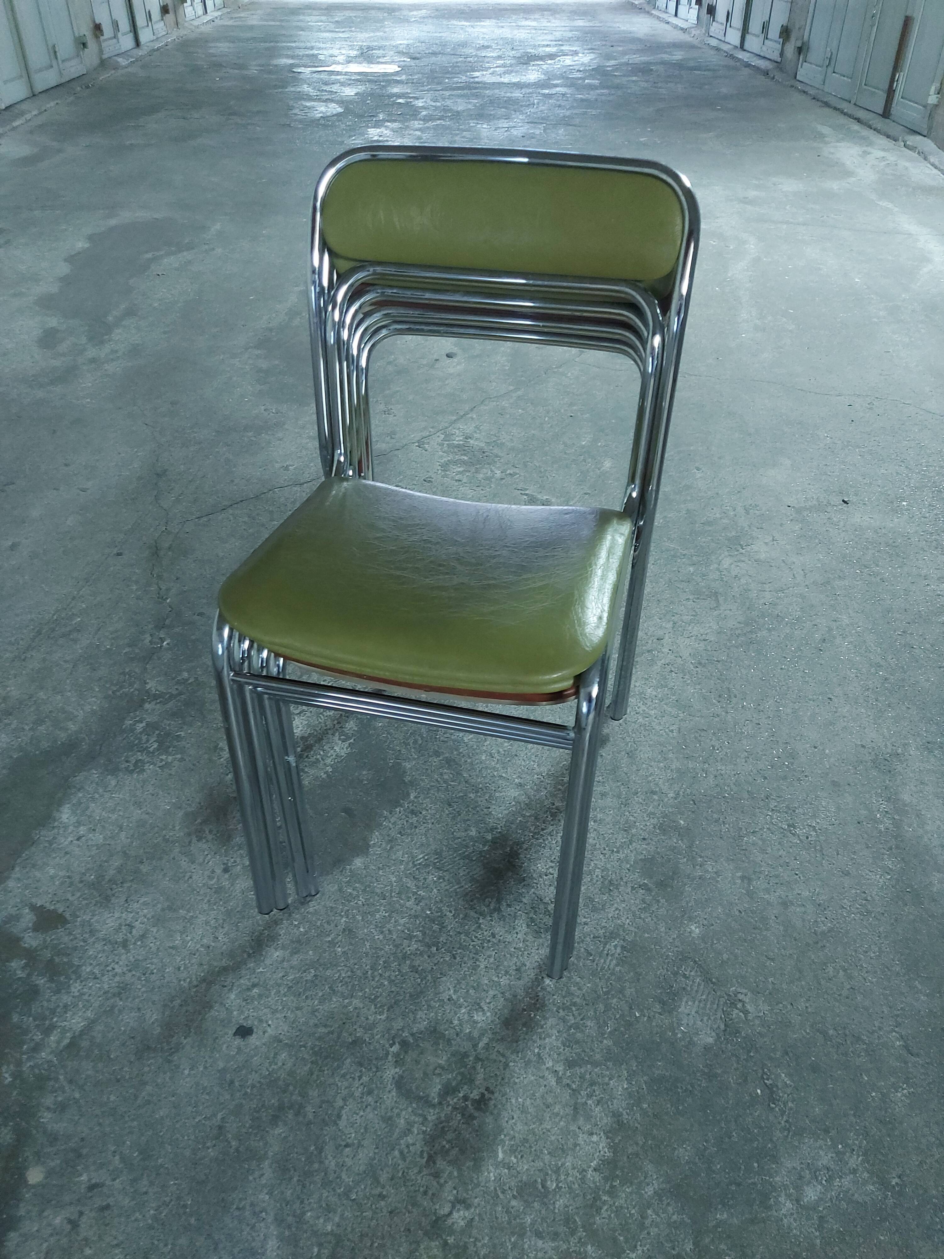 4 chaises vintages 70'S Souvignet