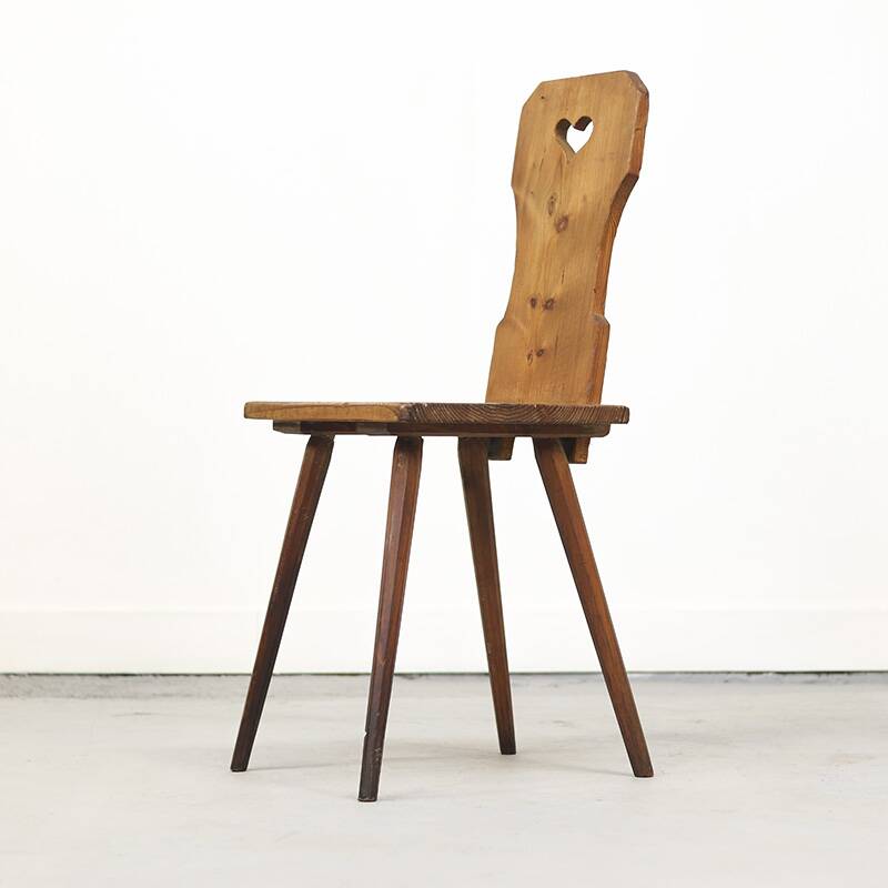 19th century antique Primitive mountain chair