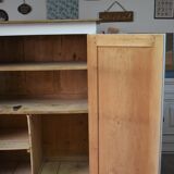 High Parisian buffet - white and wood