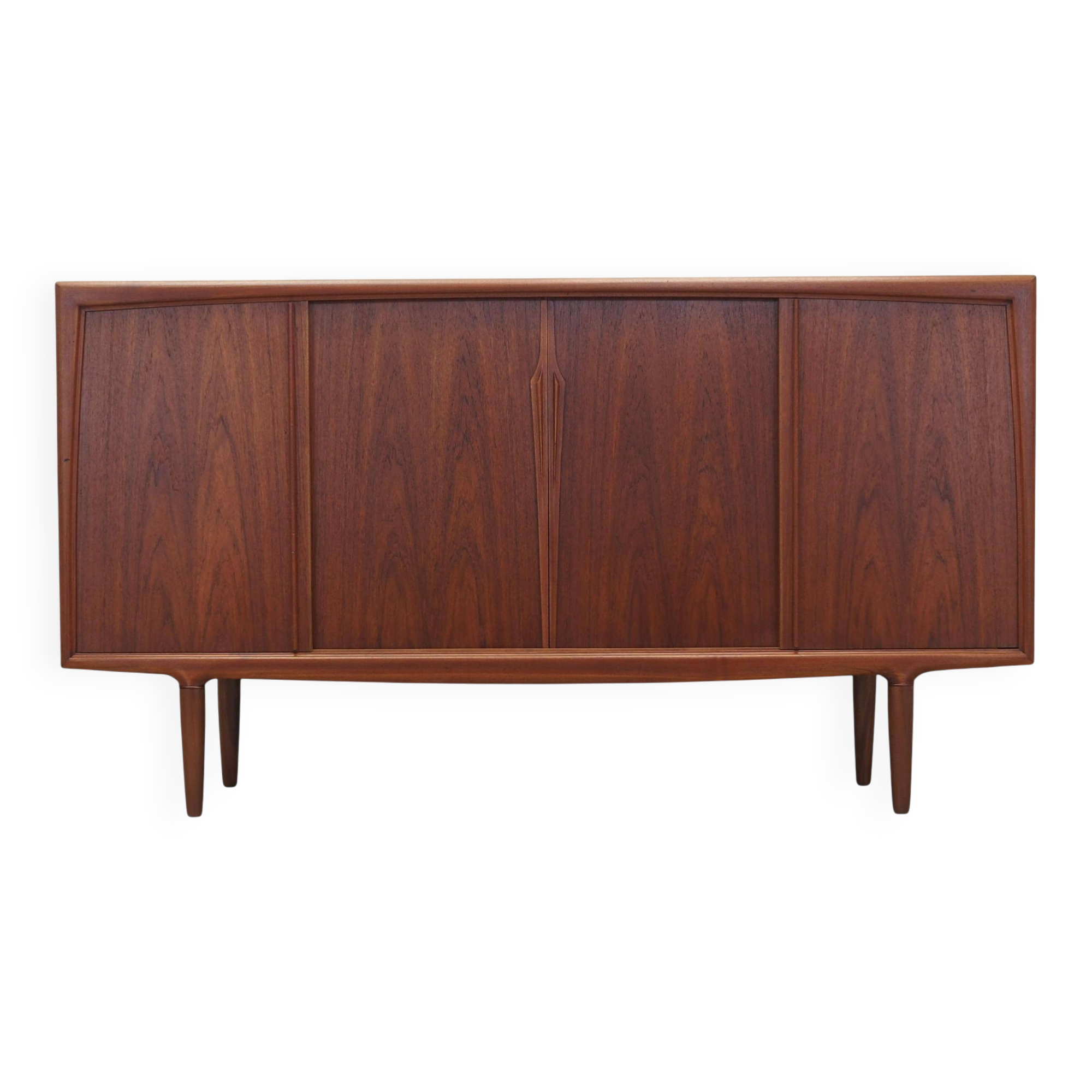 Teak highboard, Danish design, 1960s, production: Omann Jun
