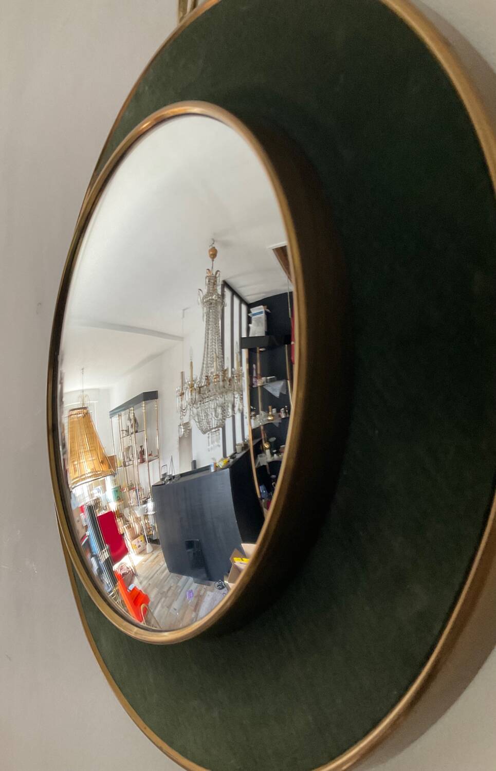 Miroir œil de sorcière des années 60
