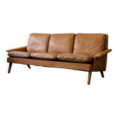 Leather sofa, Denmark, 1960s/70s, vintage, mid-century modern