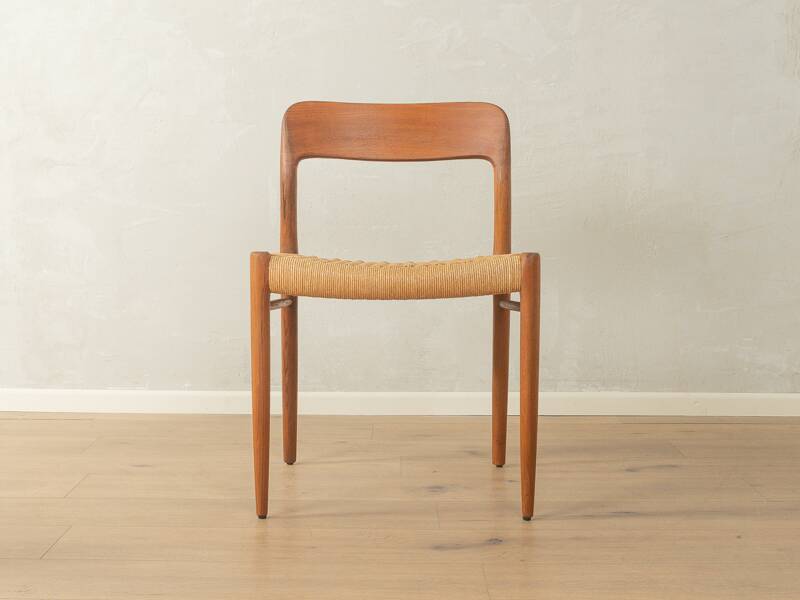 Model 75 dining chair set by Niels O. Møller, 1950s