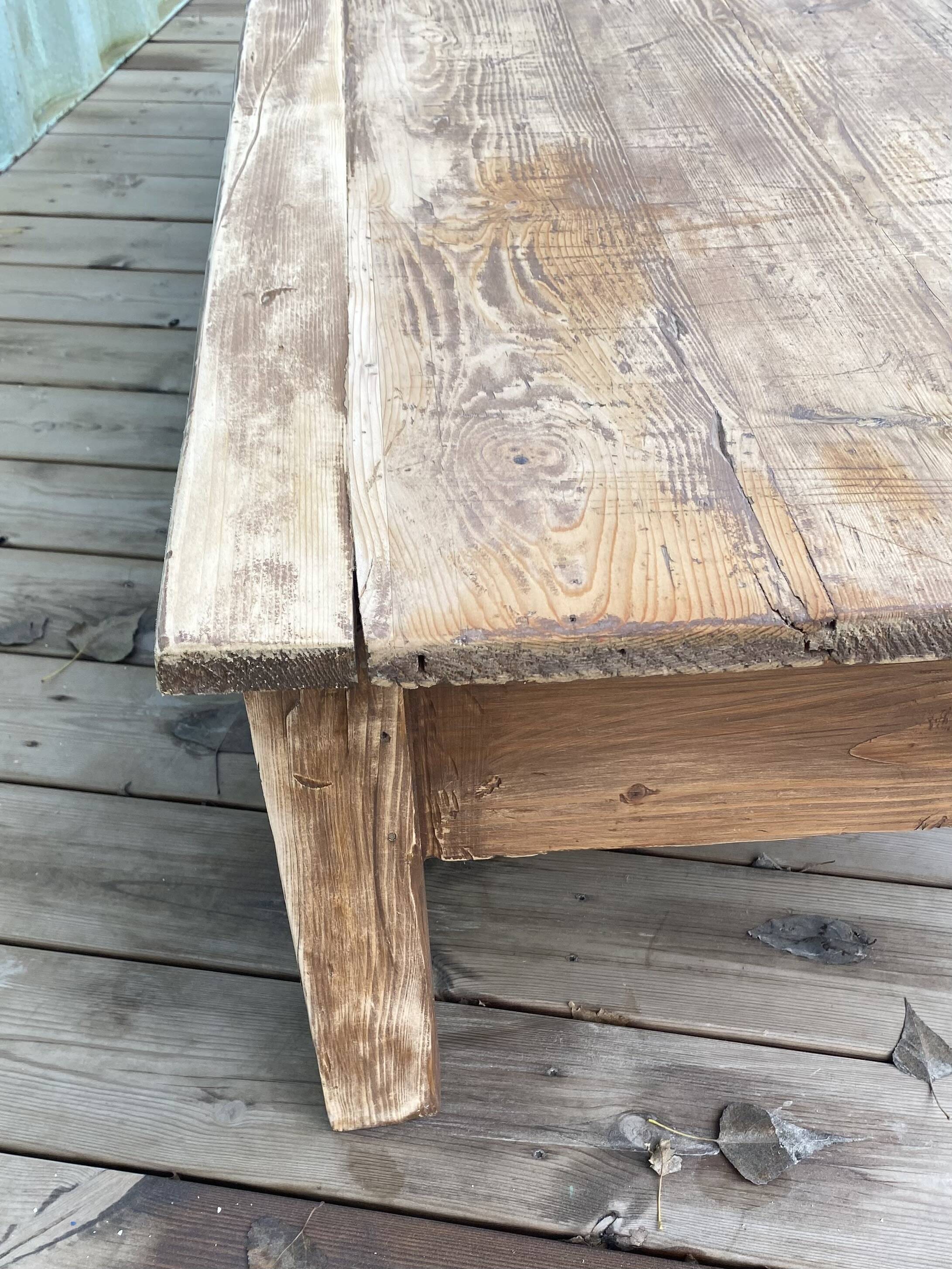 Wooden Farmhouse Coffee Table